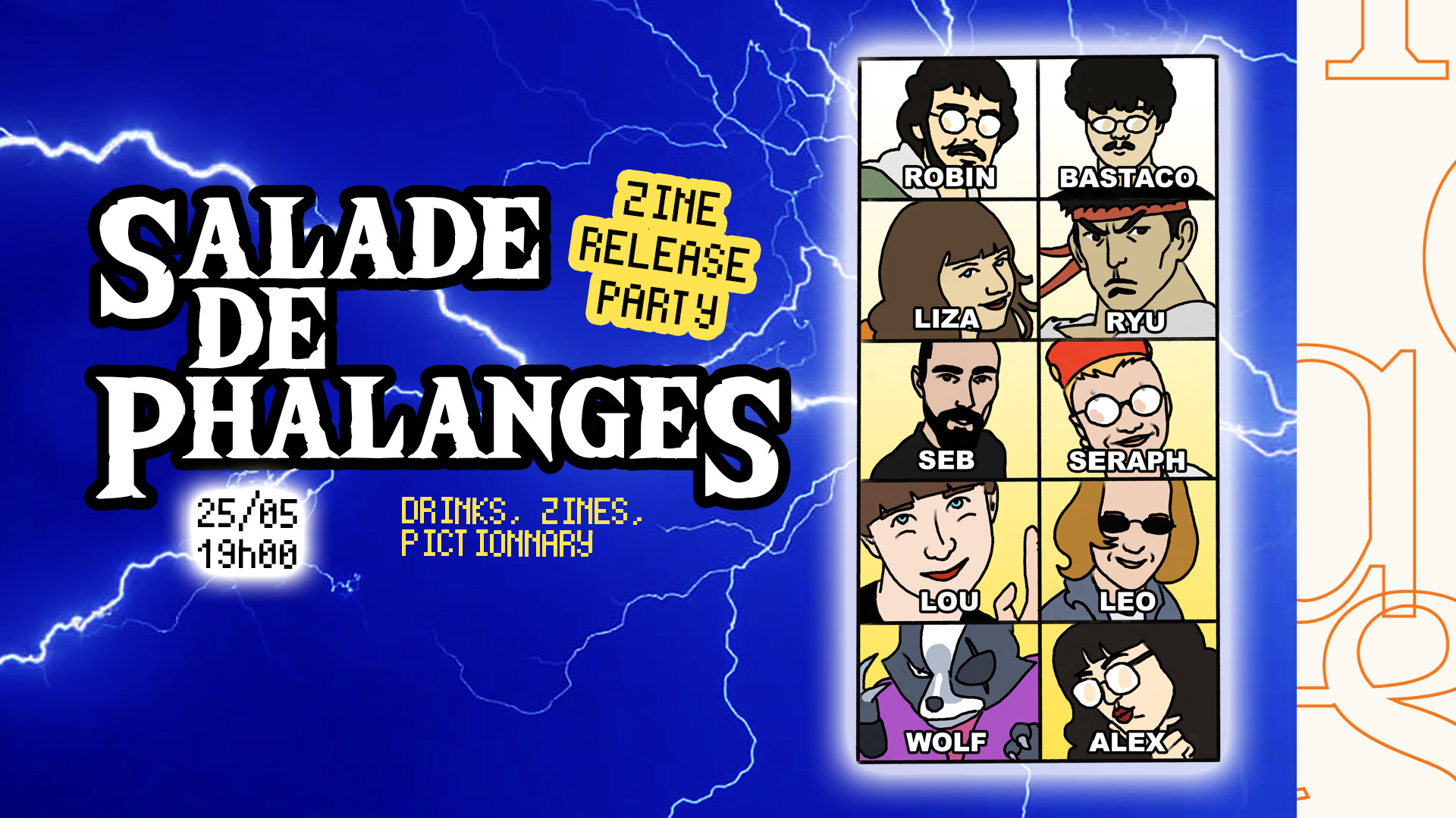 SALADE DE PHALANGES | Jeux + fanzine – Editions du Mardi Soir [sortie de résidence]